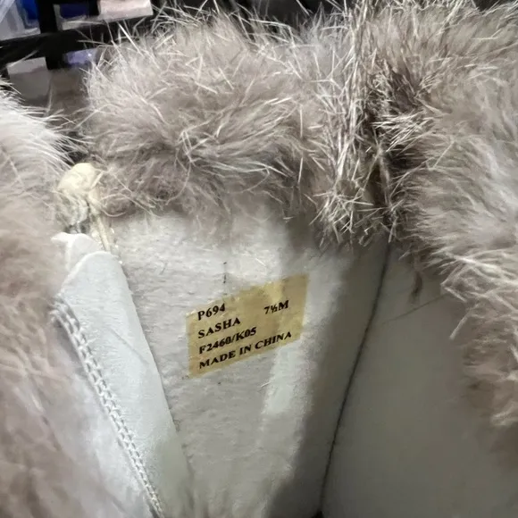 Coach Fur Boots