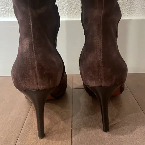 Coach | Long Suede Brown Boots Size