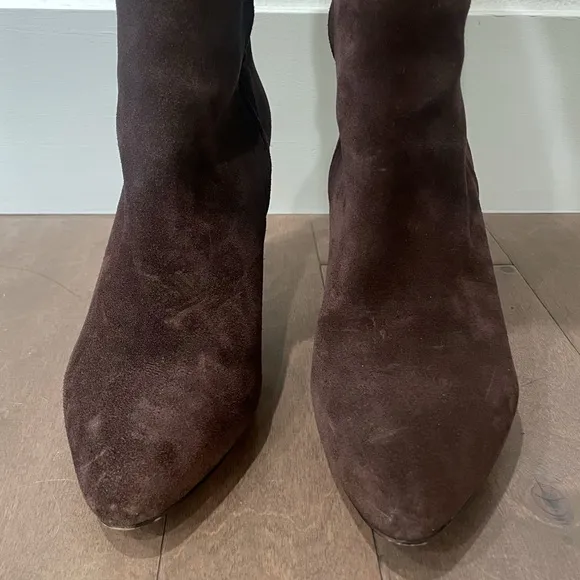 Coach | Long Suede Brown Boots Size