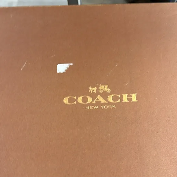 Coach Micha Cheatnut Brown Leather Buckle Riding Boots Size 5.5 Wide Calf