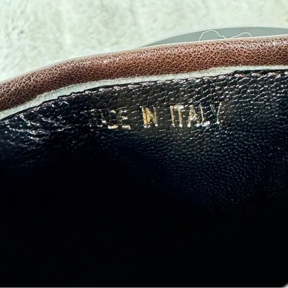 Coach Vintage Tweed Mule Heels Made in Italy Size 6B