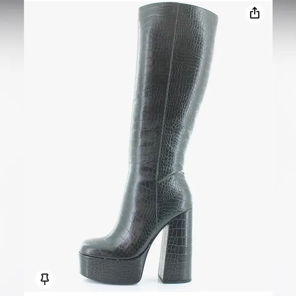 Cocodrilo black boots