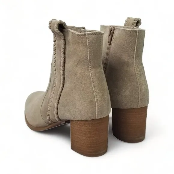 Coconuts By Matisse Trina Suede Ankle Booties Womens Size 8.5