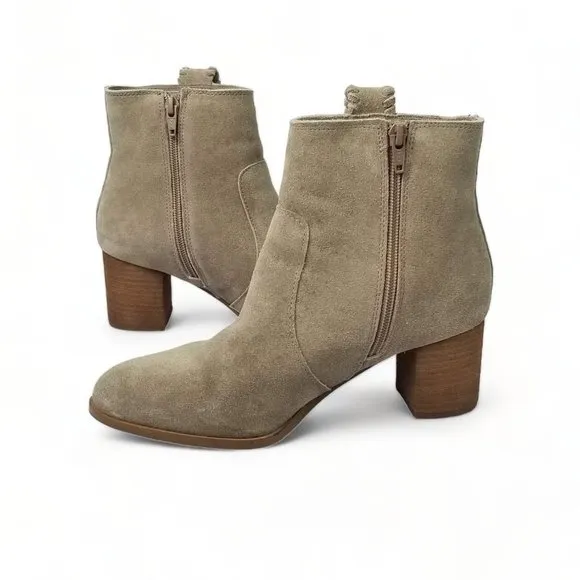 Coconuts By Matisse Trina Suede Ankle Booties Womens Size 8.5