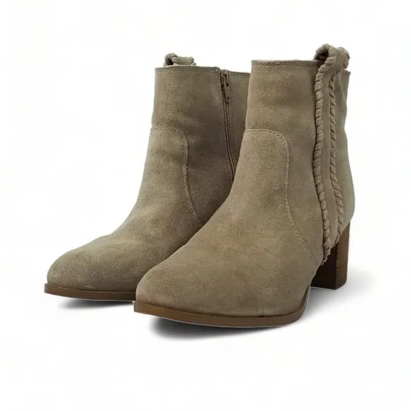 Coconuts By Matisse Trina Suede Ankle Booties Womens Size 8.5