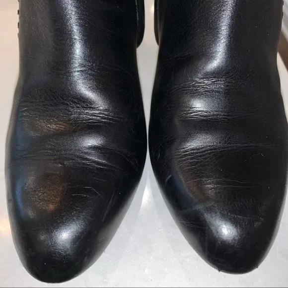 Cole Haan Black Leather Short Boots size 6.5