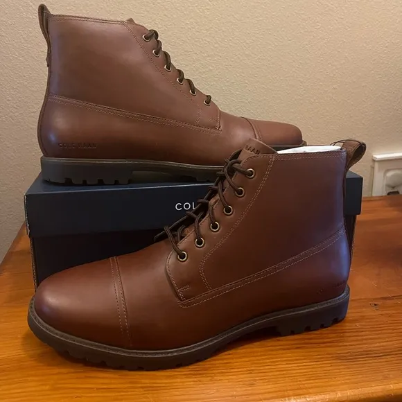 Cole Haan Grand  Men's Lug Boots- Size 10.5