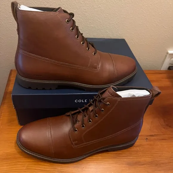 Cole Haan Grand  Men's Lug Boots- Size 10.5