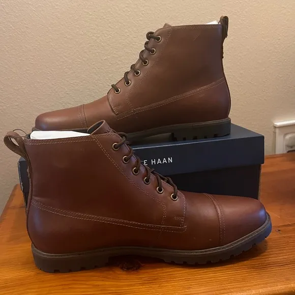 Cole Haan Grand  Men's Lug Boots- Size 10.5