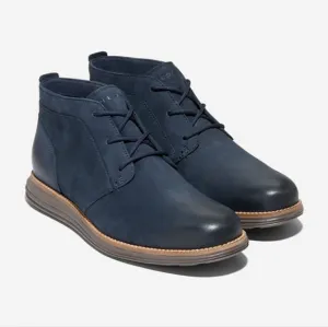 Cole Haan Men’s Øriginal Grand Chukka Boots Navy Suede Blazer Nubuck90 Size 11.5