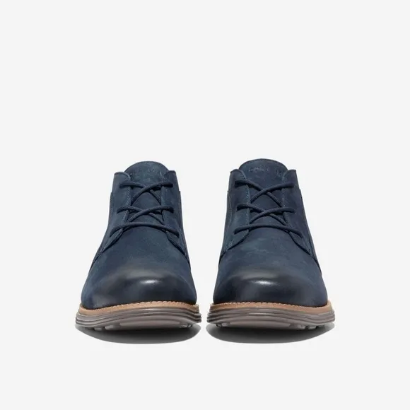 Cole Haan Men’s Øriginal Grand Chukka Boots Navy Suede Blazer Nubuck90 Size 11.5