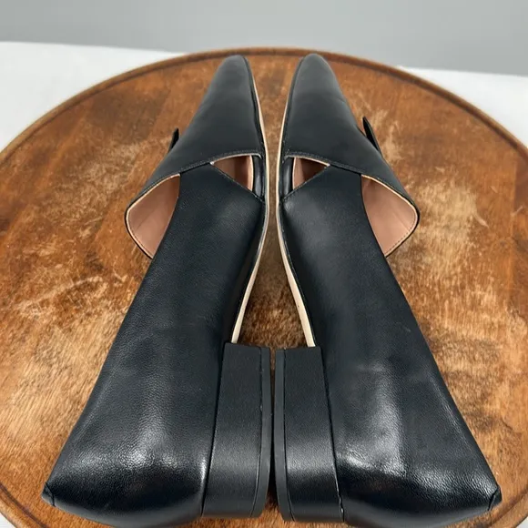 Cole Haan Shoes Wm 8.5 B Viola Skimmer Loafer Black Leather Pointed Toe