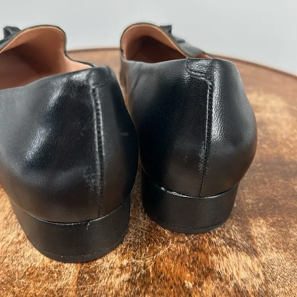 Cole Haan Shoes Wm 8.5 B Viola Skimmer Loafer Black Leather Pointed Toe