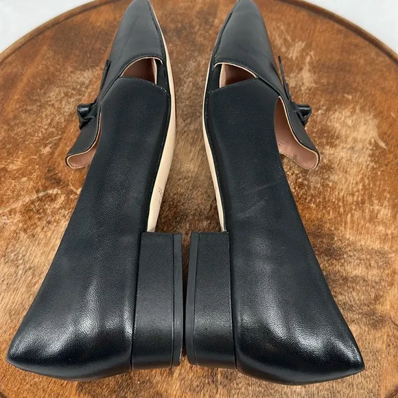 Cole Haan Shoes Wm 8.5 B Viola Skimmer Loafer Black Leather Pointed Toe
