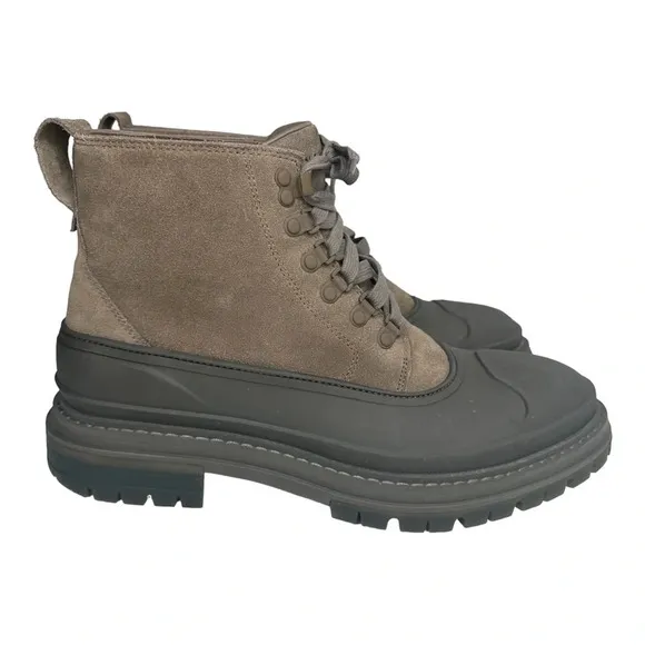 Cole Haan Stratton Shroud Suede Waterproof Boots in Morel Sz: 10
