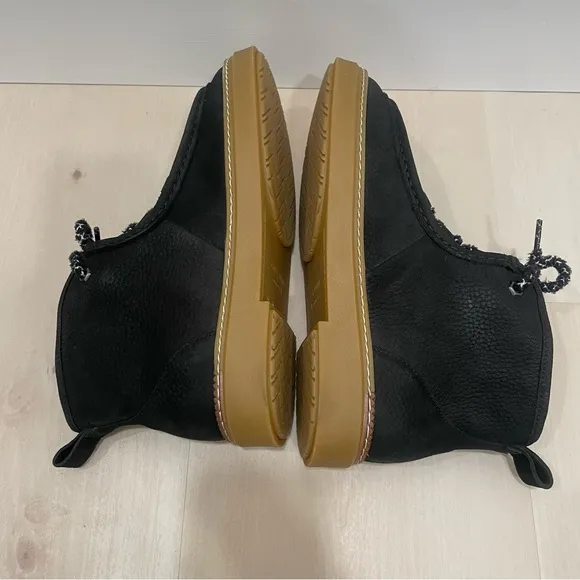 Cole Haan Women's 7.5 B All Day Summit Chukka Bootie Black Boots