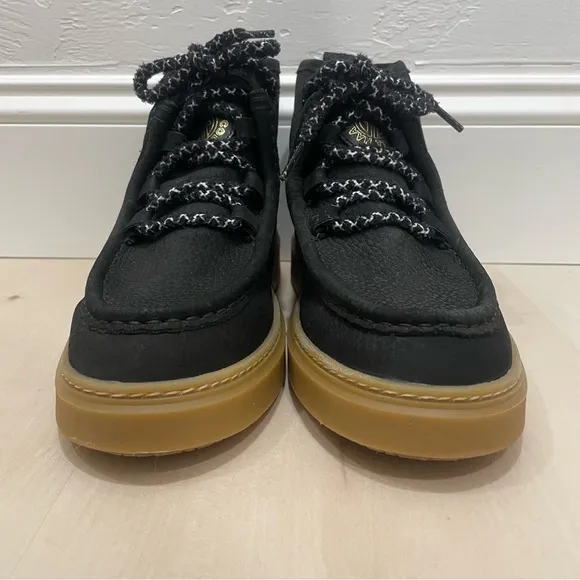 Cole Haan Women's 7.5 B All Day Summit Chukka Bootie Black Boots