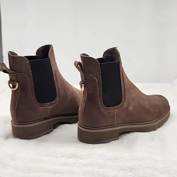■COLE HAAN■GREENWICH WATERPROOF BOOTIE COLOR MORAL SUEDE GRAND360 LADIES 7 NWOB
