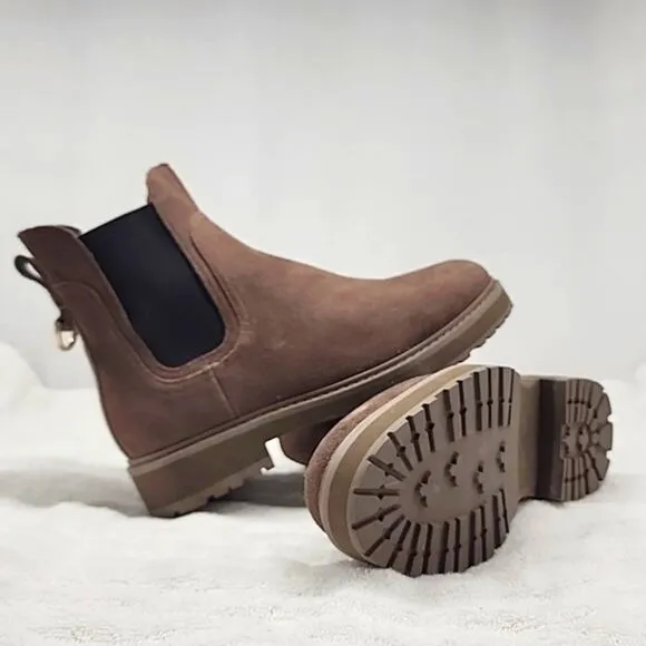 ■COLE HAAN■GREENWICH WATERPROOF BOOTIE COLOR MORAL SUEDE GRAND360 LADIES 7 NWOB