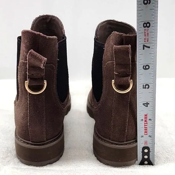 ■COLE HAAN■GREENWICH WATERPROOF BOOTIE COLOR MORAL SUEDE GRAND360 LADIES 7 NWOB