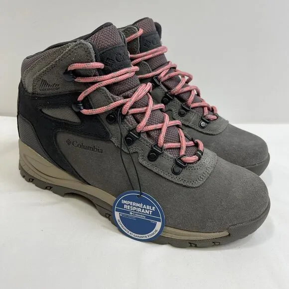 Columbia Hiking Boots Women's 8 Newton Ridge Plus Waterproof Amped BL4552-008