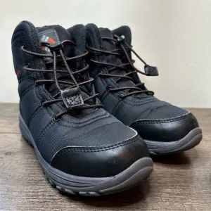 Columbia Kids Waterproof Black Boots Size 3