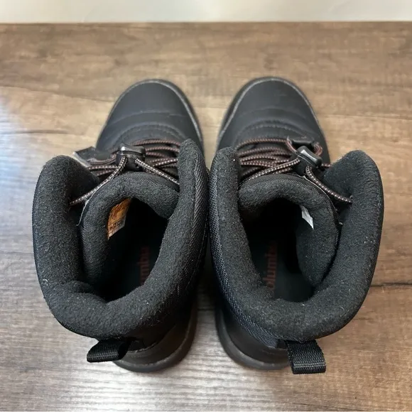 Columbia Kids Waterproof Black Boots Size 3