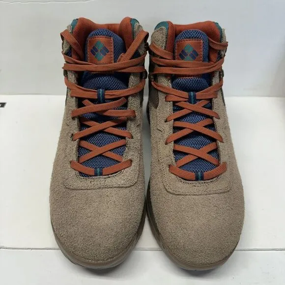 Columbia Men's Newton Ridge Base Camp Hiking Boots Size 10.5 Ash Brown Waterfall