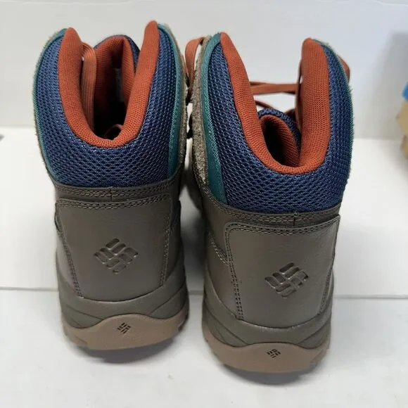 Columbia Men's Newton Ridge Base Camp Hiking Boots Size 10.5 Ash Brown Waterfall