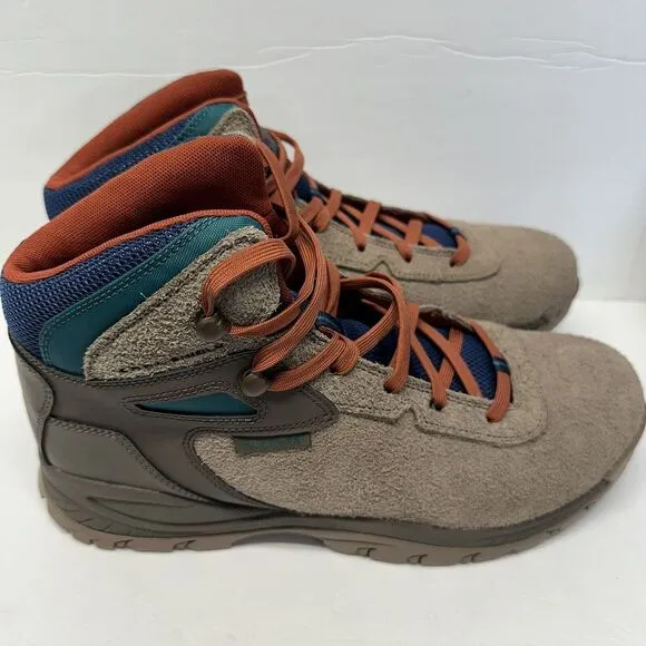 Columbia Men's Newton Ridge Base Camp Hiking Boots Size 10.5 Ash Brown Waterfall