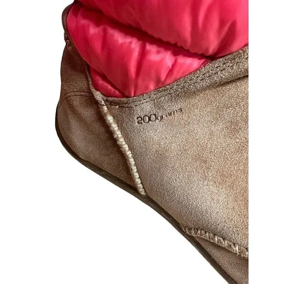 Columbia Minx Moccasin Omni Heat Waterproof 200 gram Winter Snow Boots Sz 10 Tan