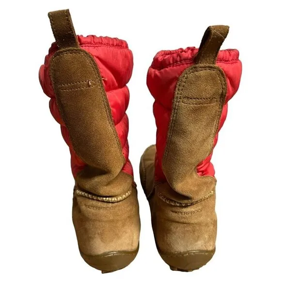 Columbia Minx Moccasin Omni Heat Waterproof 200 gram Winter Snow Boots Sz 10 Tan