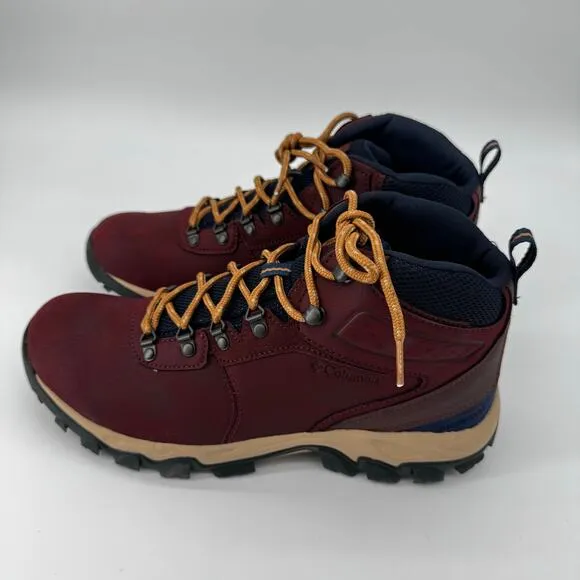 Columbia Newton Ridge Plus II Waterproof Men’s Boots 11 Wide Brown Navy