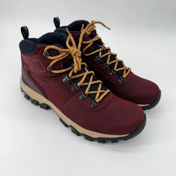 Columbia Newton Ridge Plus II Waterproof Men’s Boots 11 Wide Brown Navy