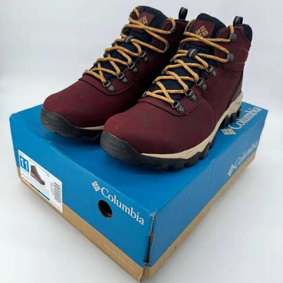 Columbia Newton Ridge Plus II Waterproof Men’s Boots 11 Wide Brown Navy