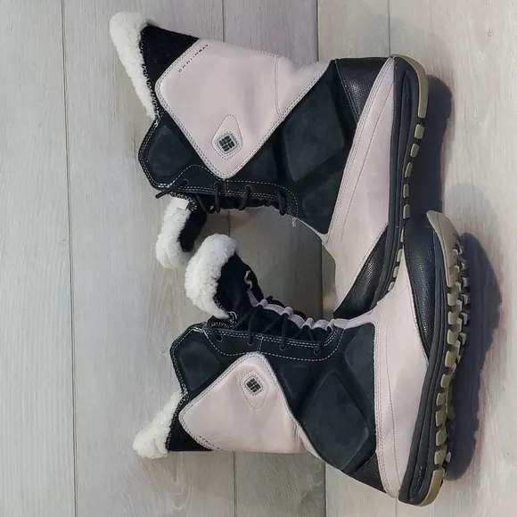Columbia Womens Snowfall Comfort Omni-Heat Waterproof Tall Boots shoes 8