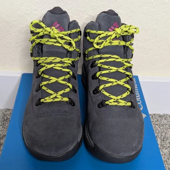 Columbia* Women's Yoncalla Suede Waterproof Mid Omni-Grip Hiking Boots~Size US 9