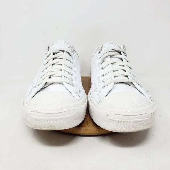 Converse Jack Purcell Sneakers Mens 11.5 Shoes White Leather Low Athletic Ox
