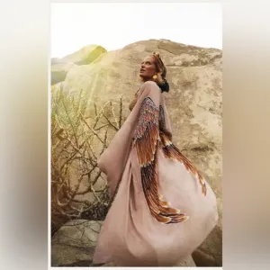 COPY - Warriors of the Divine Angel Wing Caftan! NWOT! Retail $300