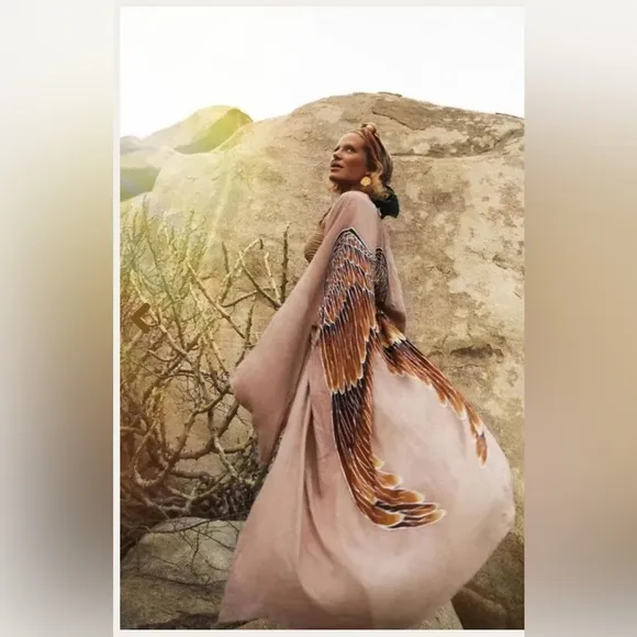 COPY - Warriors of the Divine Angel Wing Caftan! NWOT! Retail $300