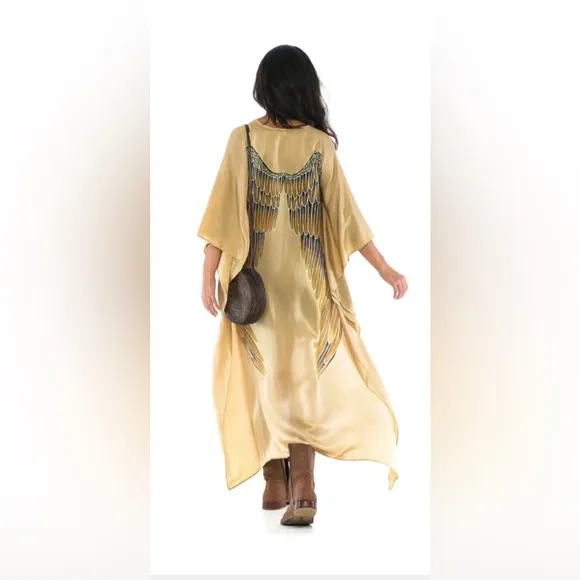 COPY - Warriors of the Divine Angel Wing Caftan! NWOT! Retail $300