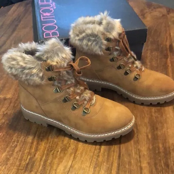 Corkys Challenge Casual Boots Cognac