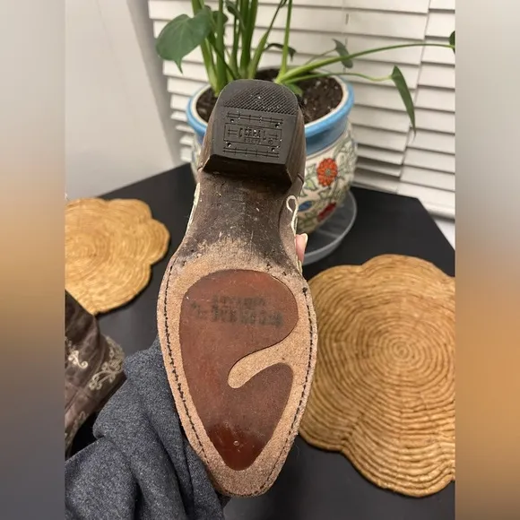 Corral Embroidered Snip Toe Boots
