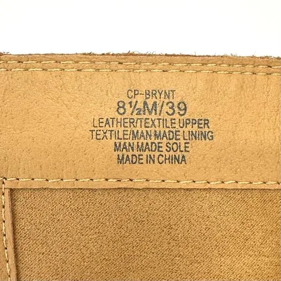 CORSO COMO &quot;BRYNT&quot; CAMEL/LIGHT BROWN SUEDE ALMOND TOE BLOCK HIGH HEEL TALL BOOTS