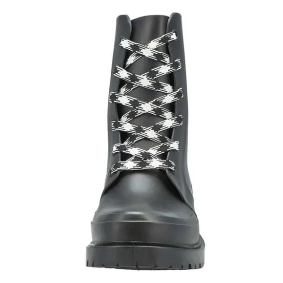 Cougar Madrid Waterproof Combat Rain Boot Black Matte
