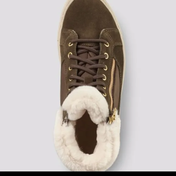 COUGAR Waterproof Dublin High Top Sneaker Fur BOOT cy