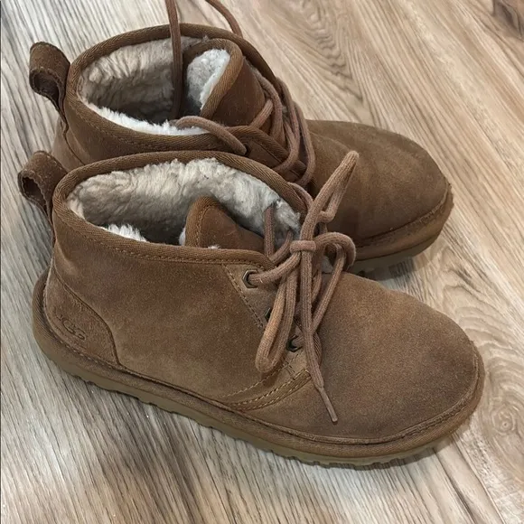 Cozy Brown Kids Boots