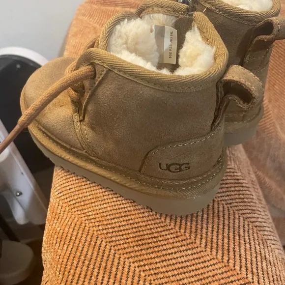 Cozy Tan Kids Boots