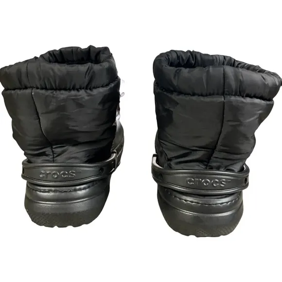 Crocs Classic Lined Neo Puff Boots 'Black' 206630-060 men’s 9 women’s 11