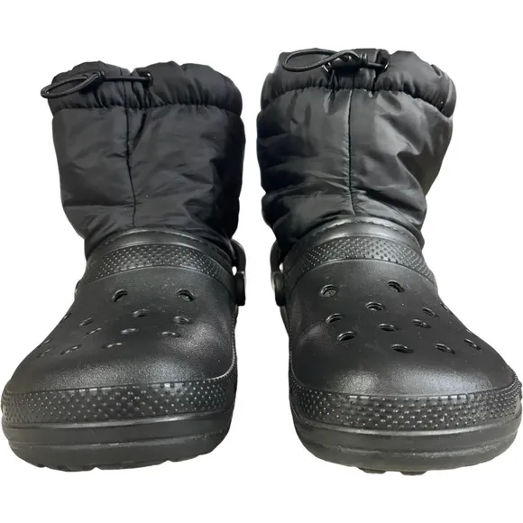 Crocs Classic Lined Neo Puff Boots 'Black' 206630-060 men’s 9 women’s 11